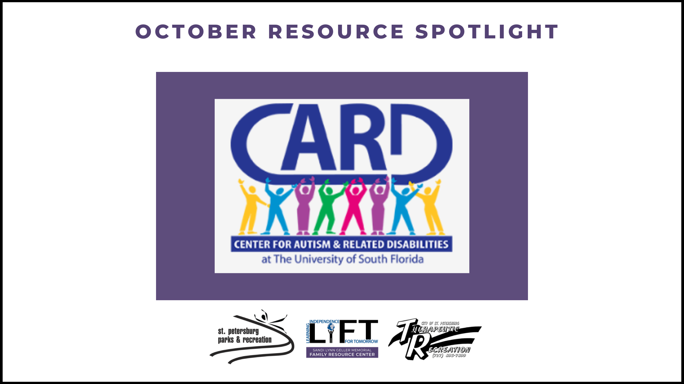 October Resource Spotlight: Care Center for Autism and Related Disabilities (CARD)